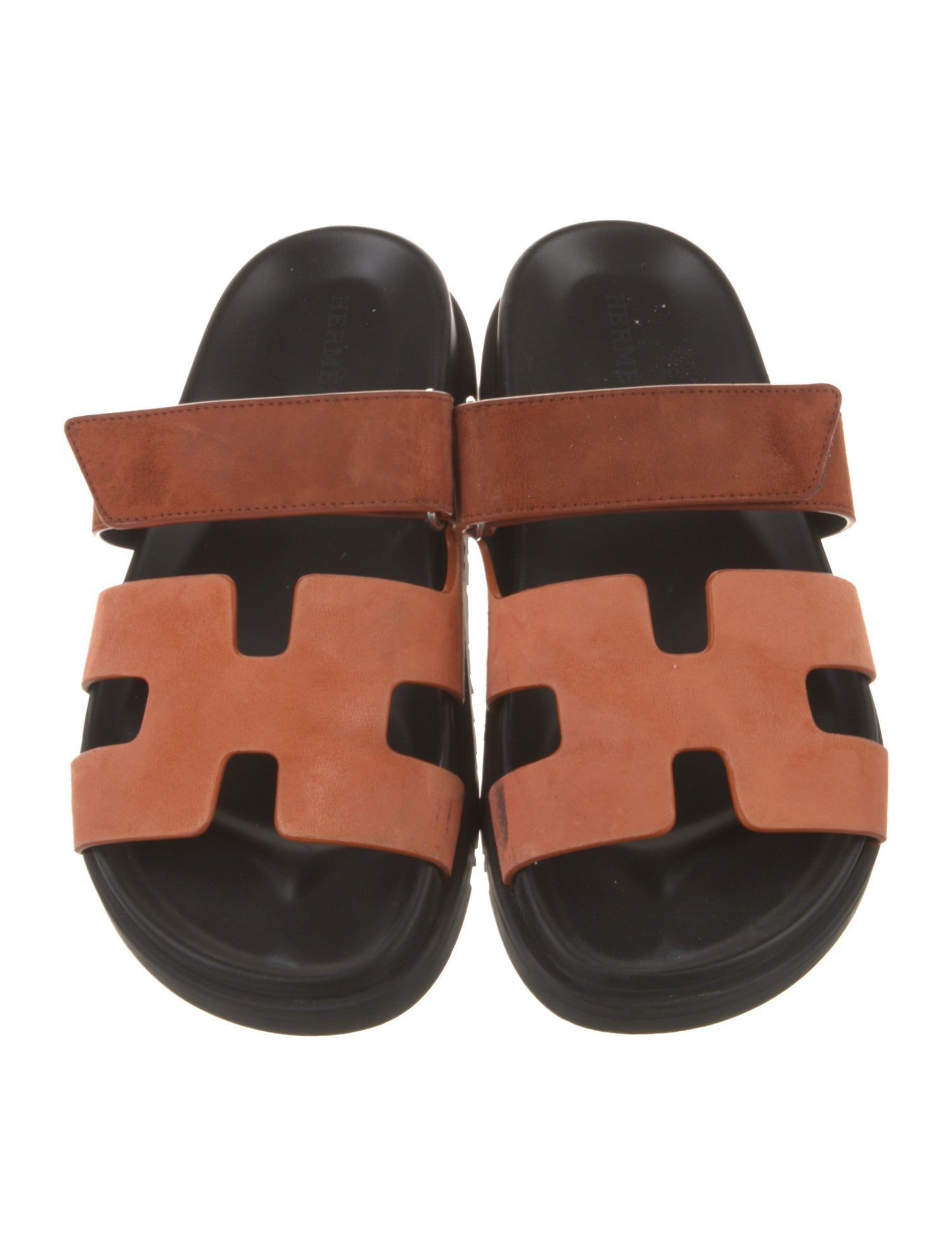 Hermès Chypre Suede Slides